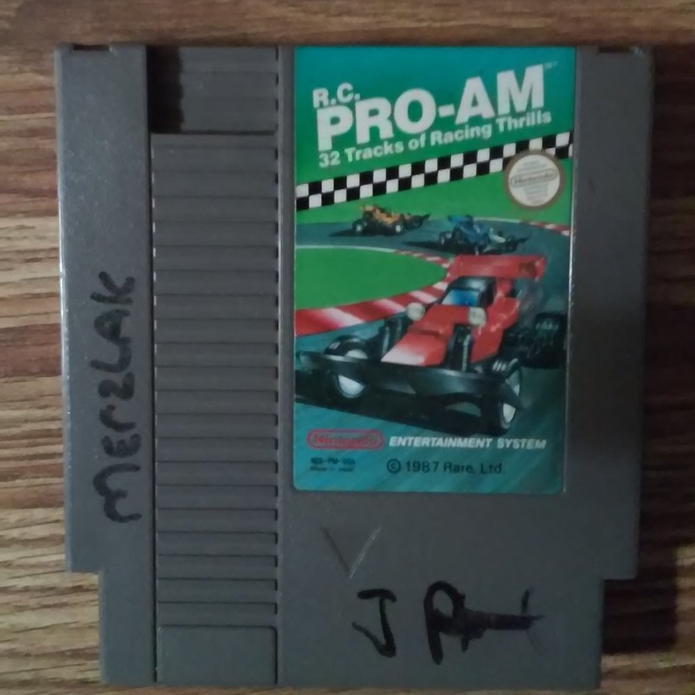 RC PRO AM 32 Tracks of Racing Thrills Nintendo Entertainment System NES-PM-USA